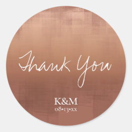 水彩反射ありがとう粘土ID774 ラウンドシール