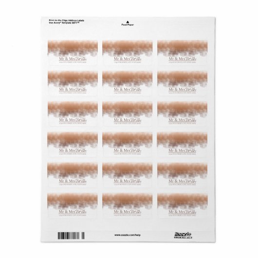 水彩反射クレーID774 ラベル (フルシート)