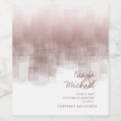 水彩反射サンキューシナモンID774 ワインラベル (シングルラベル)