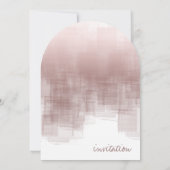 水彩反射シナモンバラアーチID774 招待状 (裏面)