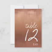 水彩反射テーブル番号粘土ID774 招待状 (裏面)