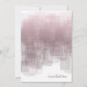 水彩反射結婚の曲線ID774 招待状 (裏面)