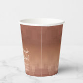 水彩反射結婚の粘土ID774 紙コップ (右)