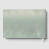 水彩反射結婚のSage ID774 ゲストブック (裏面)