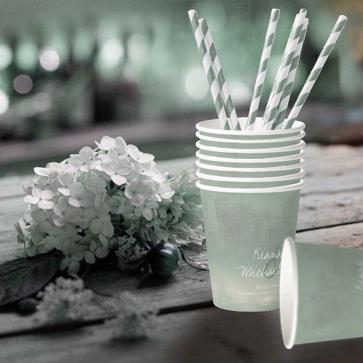 水彩反射結婚のSage ID774 紙コップ