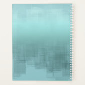 水彩反射結婚ティール（緑がかった色）ID774 プランナー手帳 (裏面)