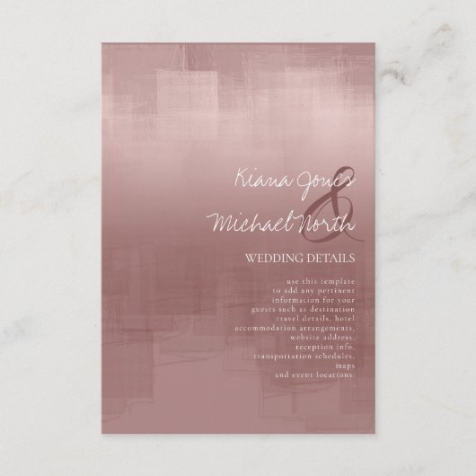 水彩反射詳細シナモンバラID774 エンクロージャーカード (正面)