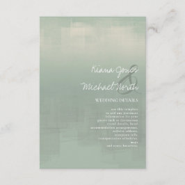 水彩反射詳細緑ID774 エンクロージャーカード