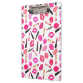 水彩口紅の模様メイクアップアーティスト クリップボード (左)