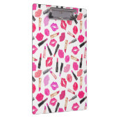 水彩口紅の模様メイクアップアーティスト クリップボード (右)