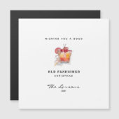 水彩古いクリスマスファッションド応援 (正面/裏面)