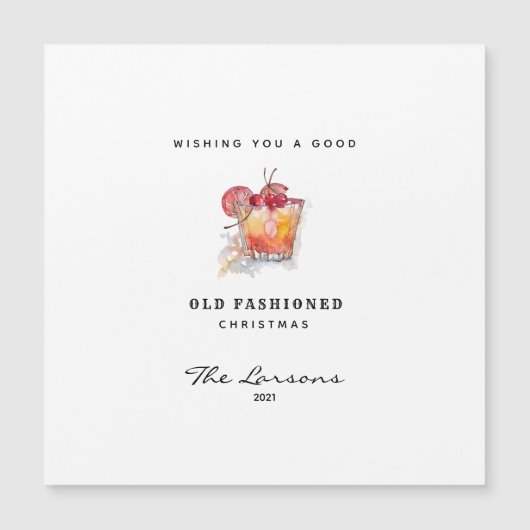 水彩古いクリスマスファッションド応援 (正面)