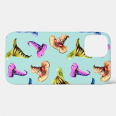 水彩古帽、手拭き模様 Case-Mate iPhoneケース (裏面 (横))