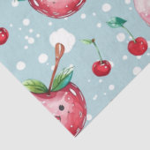 水彩可愛いさくらんぼデカップアート 薄葉紙 (詳細)