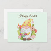 水彩可愛いイースター格言 ポストカード (正面/裏面)