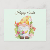 水彩可愛いイースター格言 ポストカード (正面)