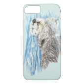 水彩可愛いカワウソ動物自然 Case-Mate iPhoneケース (裏面)