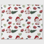 水彩可愛いクリスマス格言 ラッピングペーパー (フラット)
