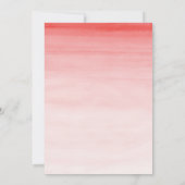 水彩可愛いサファリジャングル動物ありがとう サンキューカード (裏面)