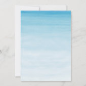 水彩可愛いサファリジャングル動物ありがとう サンキューカード (裏面)