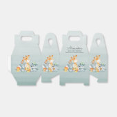 水彩可愛いサファリジャングル動物誕生日 フェイバーボックス (折り畳みなし)