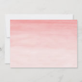 水彩可愛いサファリジャングル動物誕生日 招待状 (裏面)