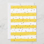 水彩可愛いジャングルエレファント子供の誕生日 招待状 (裏面)