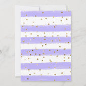 水彩可愛いジャングルタイガー子供の誕生日 招待状 (裏面)