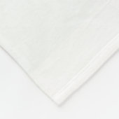 水彩可愛いテディベア花花付き フリースブランケット (角)