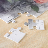 水彩可愛いトナカイフローラパズルウッドランド ジグソーパズル (側面)