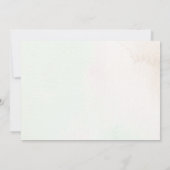 水彩可愛いドラゴン誕生日サンキューカード 招待状 (裏面)