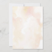 水彩可愛いドラゴン1st誕生日パーティー 招待状 (裏面)