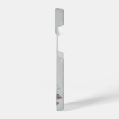 水彩可愛いパフィン鳥の野生生物自然アート iPhoneケース (左側面)