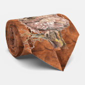 水彩可愛いフクロウ鳥形動物 ネクタイ (ロール)