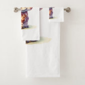 水彩可愛いベビーキリン バスタオルセット (インサイチュ)