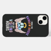 水彩可愛いペット前犬ねこメモリアル翼 Case-Mate iPhoneケース (裏面 (横))