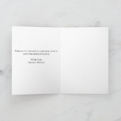 水彩可愛いペンギン楽しいクリスマスの子供 シーズンカード (内部)