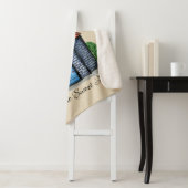 水彩可愛いホームスイートホームアート シェルパブランケット (インサイチュ)