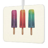 水彩可愛いポピュシクルアイスクリーム カーエアーフレッシュナー (左)