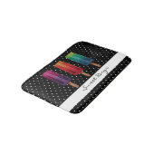 水彩可愛いポピュシクルアイスクリーム バスマット (アングル)