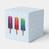 水彩可愛いポピュシクルアイスクリーム フェイバーボックス (裏面サイド)