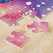 水彩可愛い人魚 ジグソーパズル (側面)