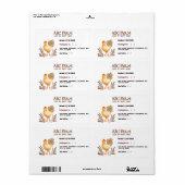 水彩可愛い卵カートンラベル ラベル (フルシート)