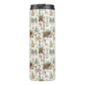 水彩可愛い森林動物 タンブラー (裏面)