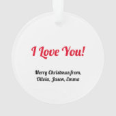 水彩可愛い牛の形をした野草 オーナメント (裏面)