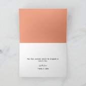 水彩可愛い犬メリークリスマス シーズンカード (内部)