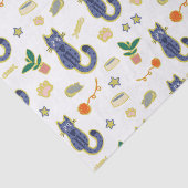 水彩可愛い猫柄 薄葉紙 (詳細)