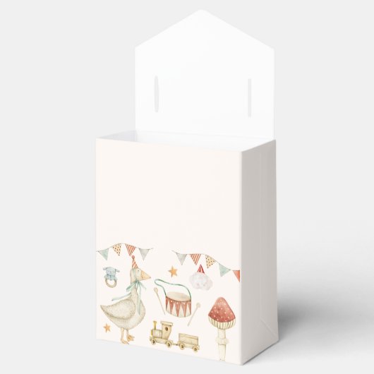 水彩可愛い素朴ベビーおもちゃハローベビーギフト フェイバーボックス (オープン)