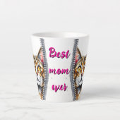 水彩可愛い美モダン猫コレクション カフェラテマグ (正面)