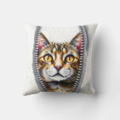 水彩可愛い美モダン猫コレクション クッション (裏面)